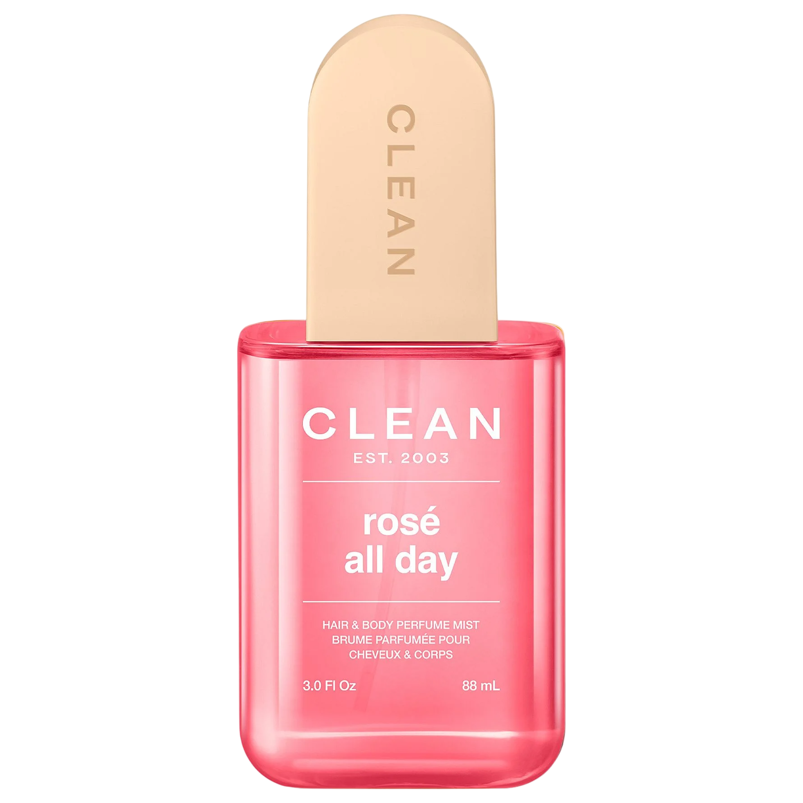 Clean, Rose All Day, Doftande hårmist, För kvinnor, 88 ml