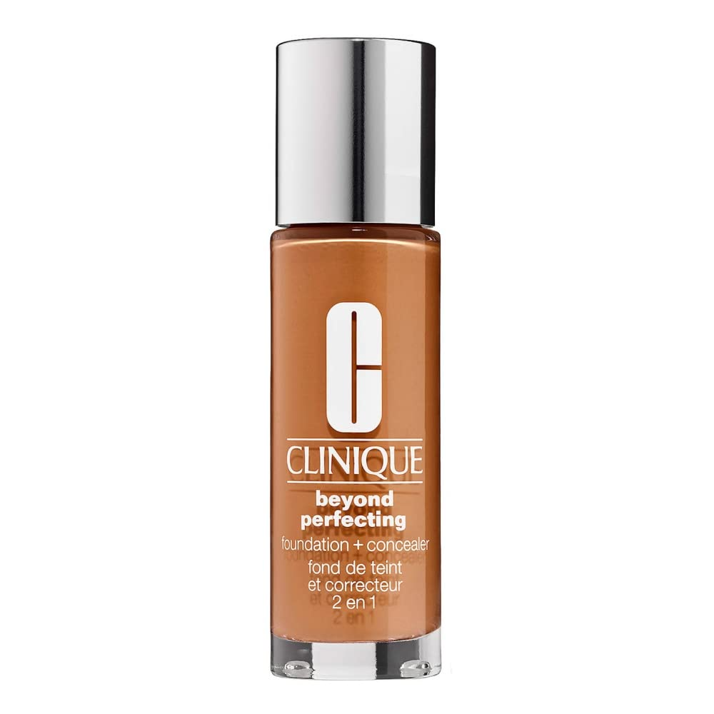 Clinique, Beyond Perfecting, Parabenfri, Matt finish, Flytande foundation & concealer 2-i-1, 23, Ingefära, 30 ml