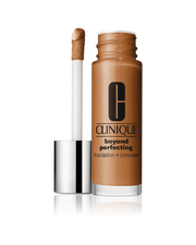 Clinique, Beyond Perfecting, Parabenfri, Matt finish, Flytande foundation & concealer 2-i-1, 24, Gyllene, 30 ml