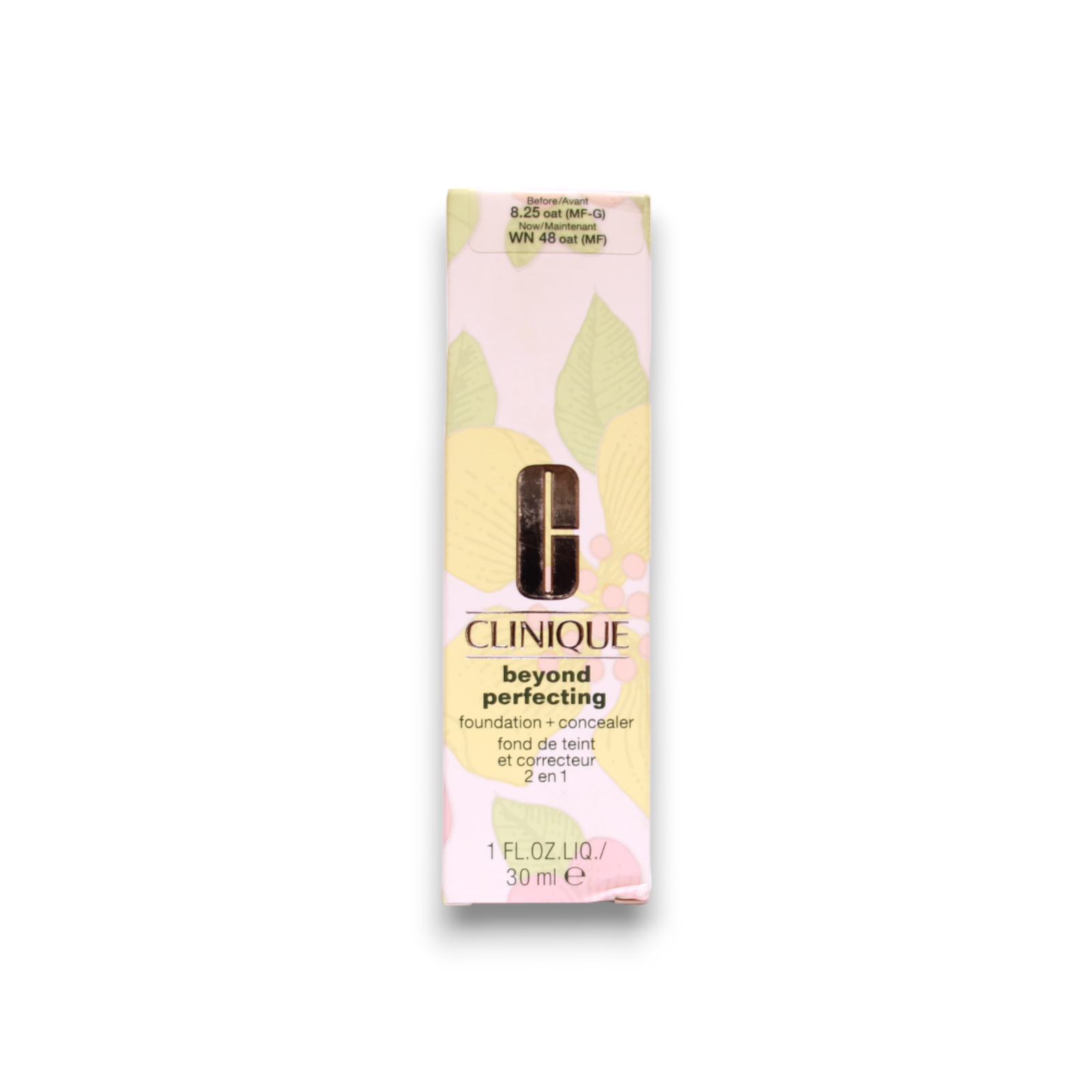 Clinique, Beyond Perfecting, Parabenfri, Matt finish, Flytande foundation & concealer 2-i-1, 48, Havre, 30 ml