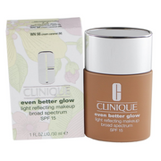 Clinique, Even Better Glow, Ljusreflekterande, Flytande foundation, WN 98, Karamellkräm, SPF 15, 30 ml