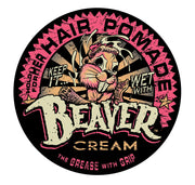 Cock Grease, Beaver Cream Keep It Wet, Hårstylingpomada, Glansig finish, 50 g