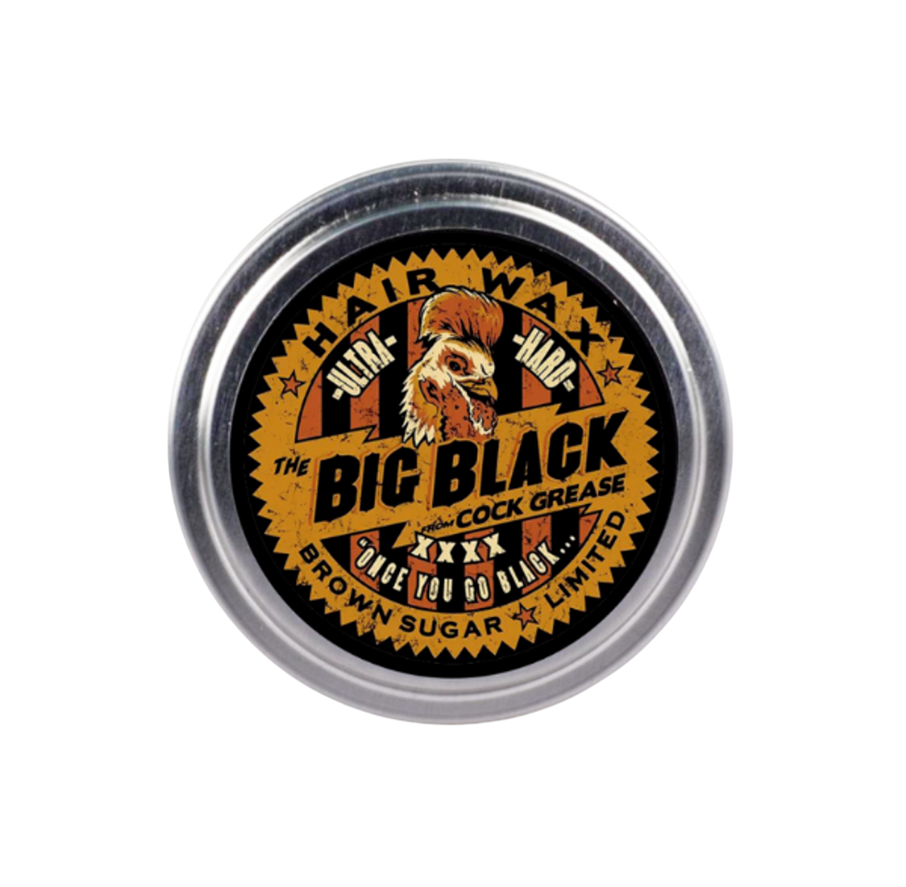 Cock Grease, Ultra Hard The Big Black XXXX, Hårstylingpomada, För definition och textur, Starkt grepp, 50 g