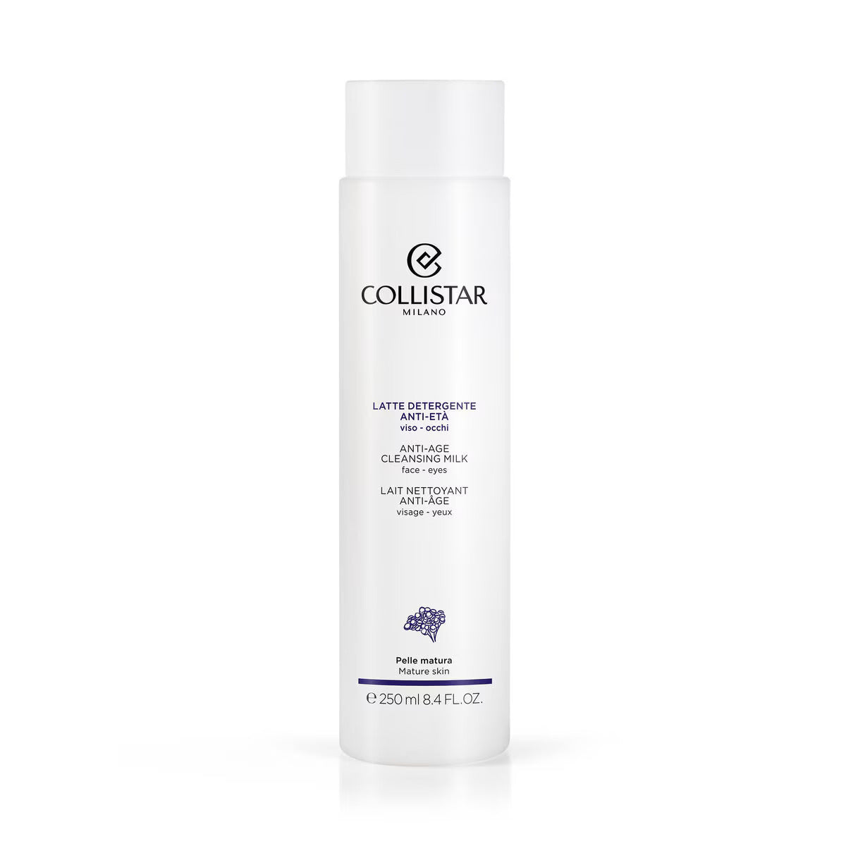 Collistar, Anti-Age, Antioxidant, Rengöringsmjölk, För ansiktet, 250 ml
