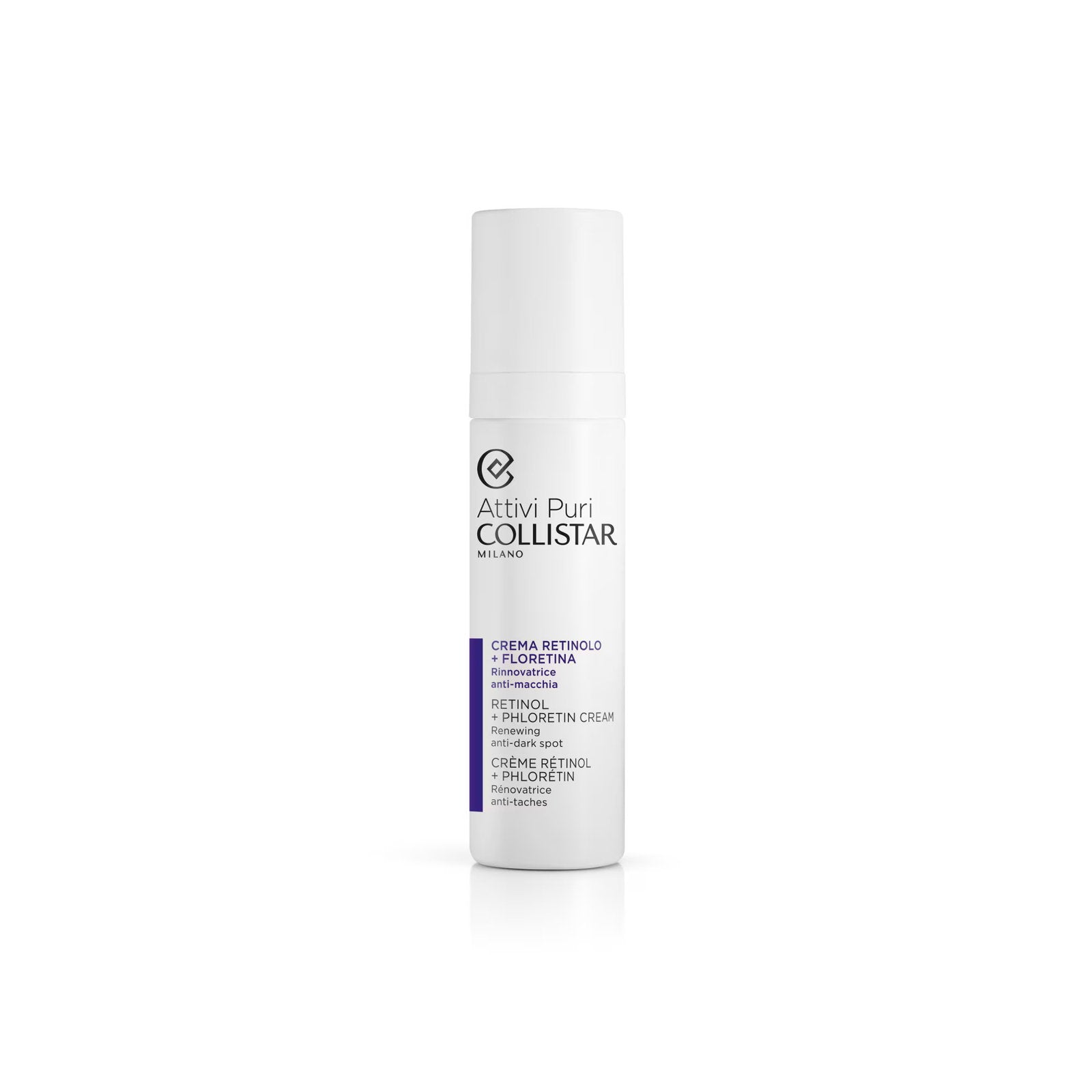 Collistar, Attivi Puri, Retinol + Phlorentin, Mot mörka fläckar, Grädde, För ansiktet, 50 ml