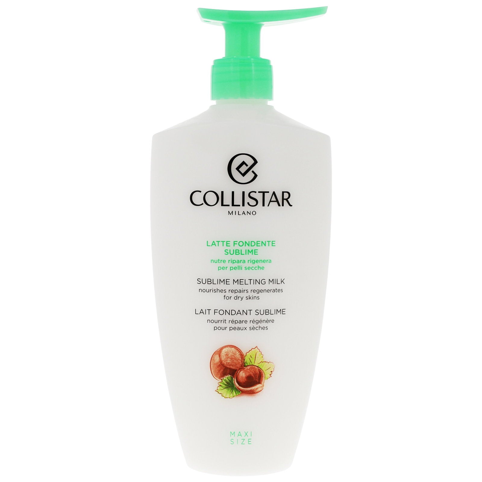 Collistar, Special Perfect Body - Sublime Melting, Italienska hasselnöts- och jojobaoljor, När/Reparerar & Regenererar, Kroppsmjölk, Dag, 400 ml