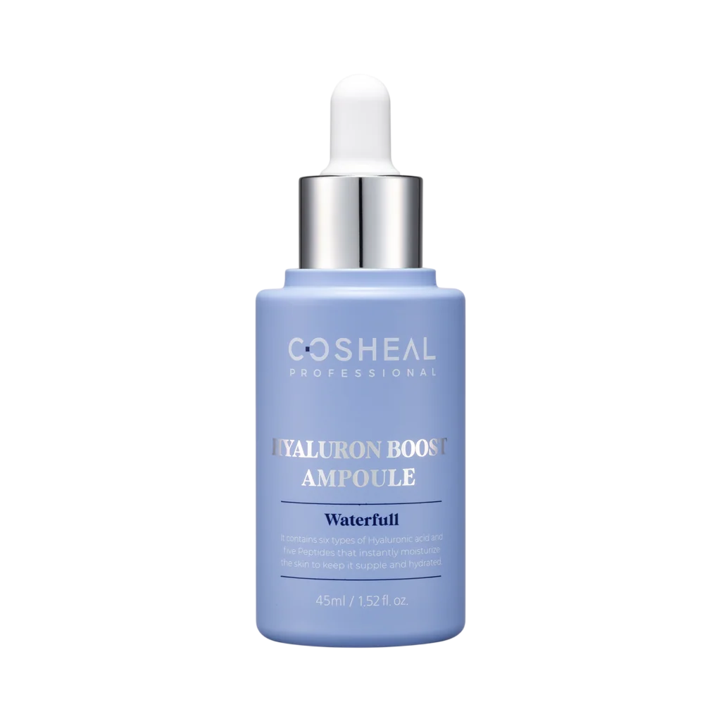 Cosheal, Hyaluron Boost Ampoule, Hyaluronsyra, Anti-Aging & Hydrating, Serum, För ansiktet, 45 ml