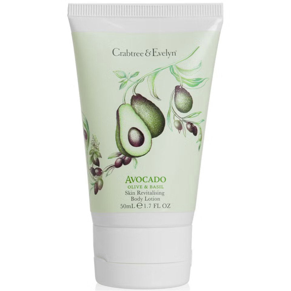 Crabtree & Evelyn, Avocado Olive & Basil, Revitalisering, Kroppslotion, 50 ml