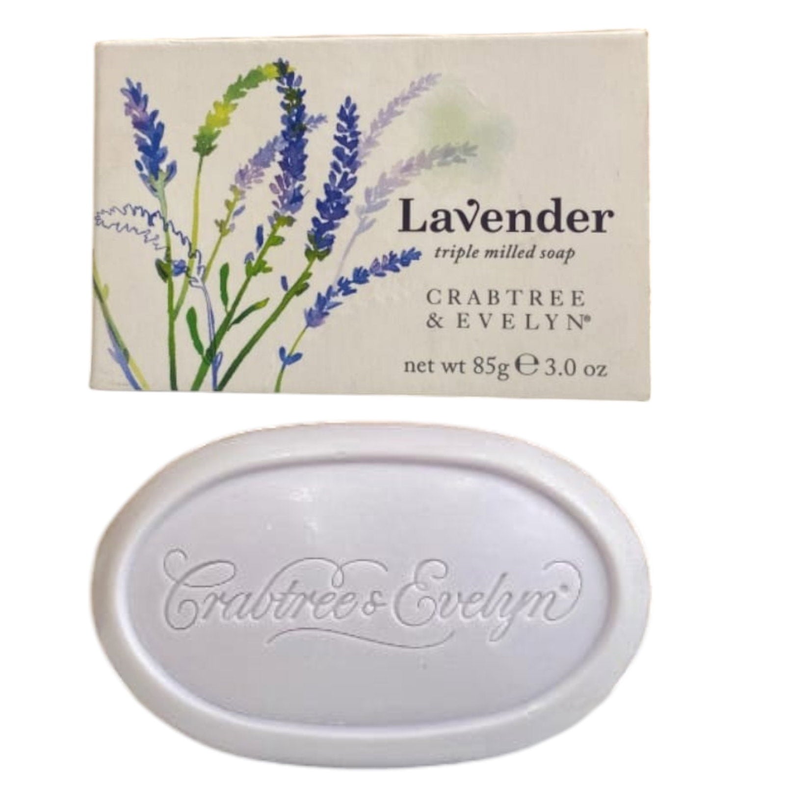Crabtree & Evelyn, Lavander, Återfuktande, Tvålbar, 85 g