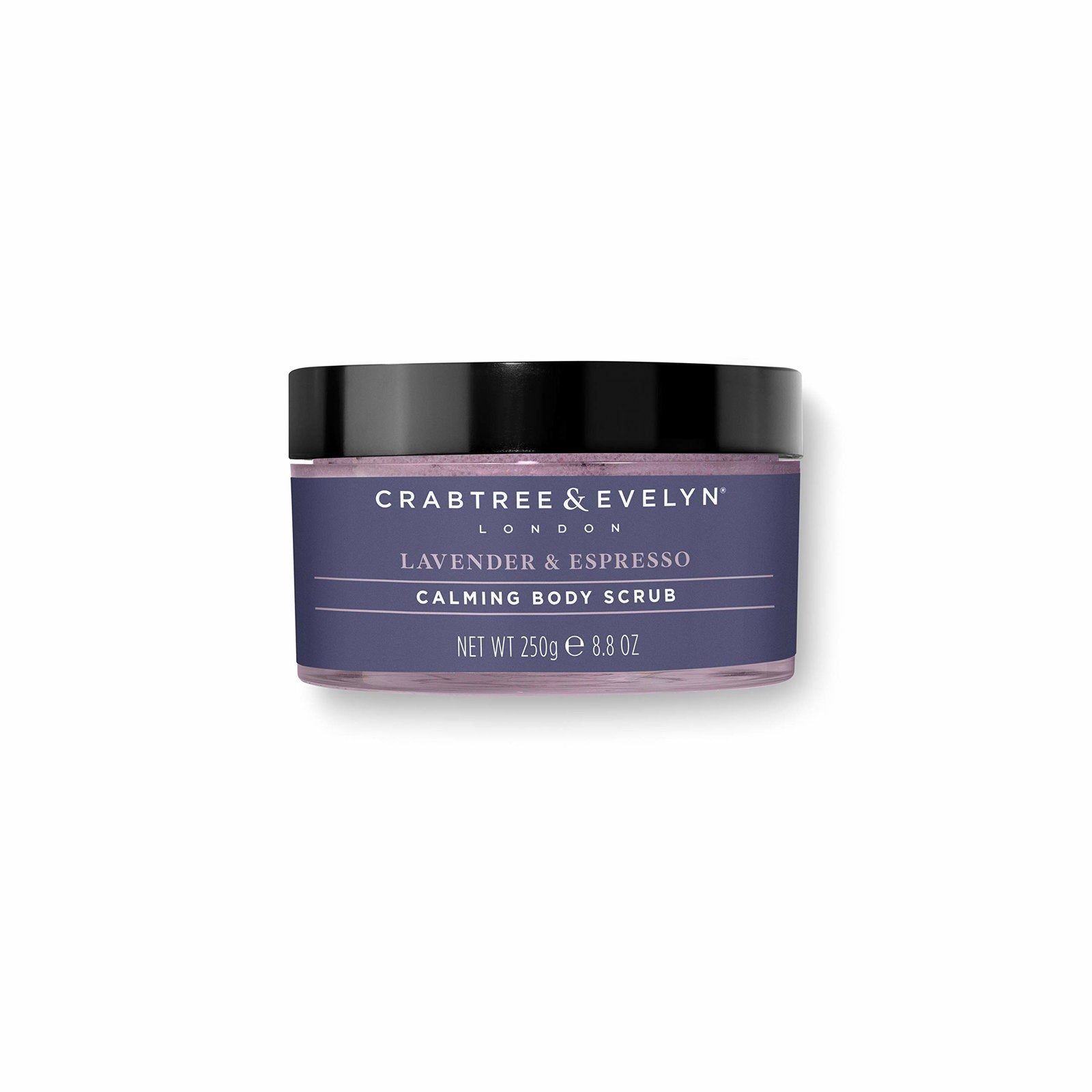 Crabtree & Evelyn, Lavender & Espresso, Lugnande, Kroppsskrubb, 220 ml