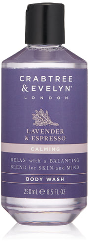 Crabtree & Evelyn, Lavender & Espresso, Lugnande, Duschkräm, 250 ml