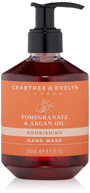 Crabtree & Evelyn, Pomegranate & Argan Oil, Närande, Flytande tvål, För händer, 250 ml