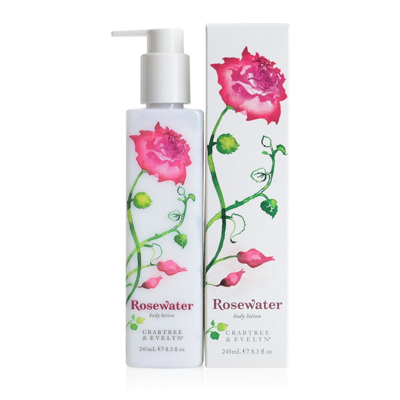 Crabtree & Evelyn, Rosewater, Återfuktande, Kroppslotion, 245 ml