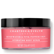 Crabtree & Evelyn, Rosewater & Pink Peppercorn, Återfuktande, Kroppsskrubb, 220 g