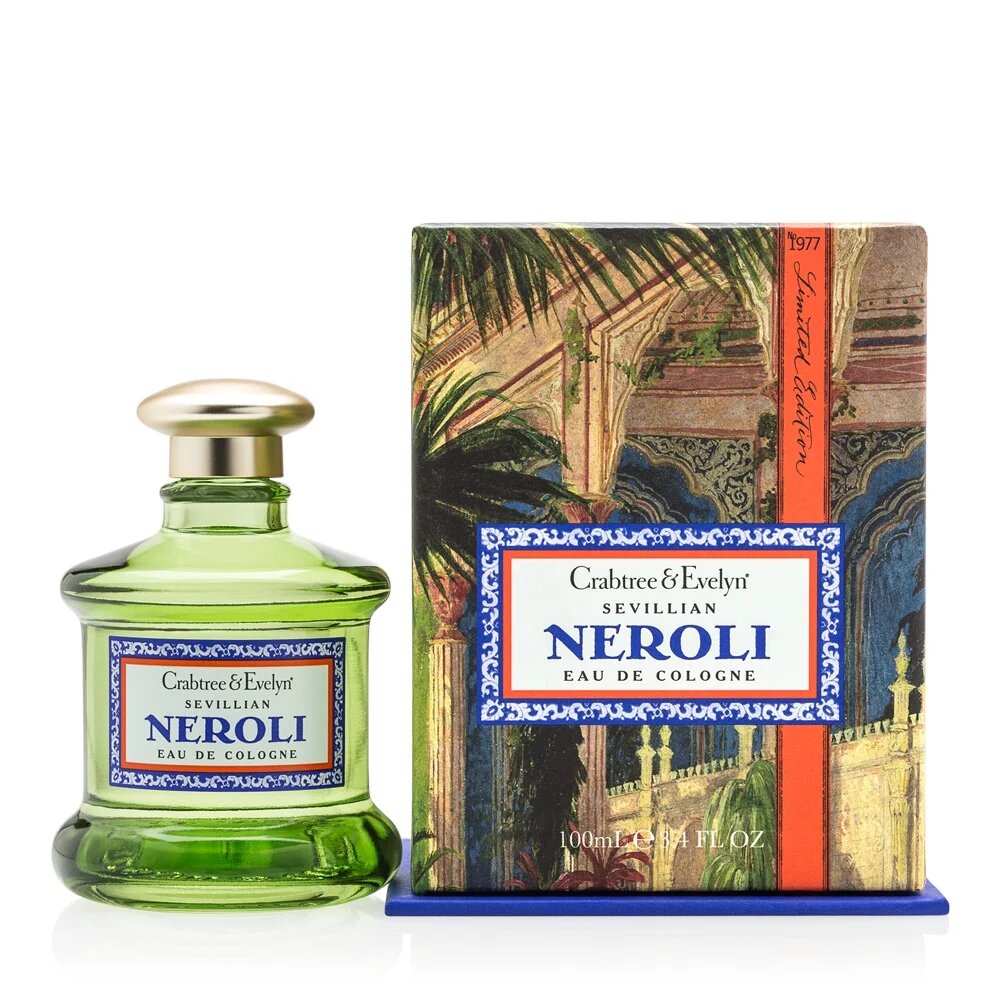 Crabtree & Evelyn, Sevillian Neroli, Eau de Cologne, Unisex, 100 ml