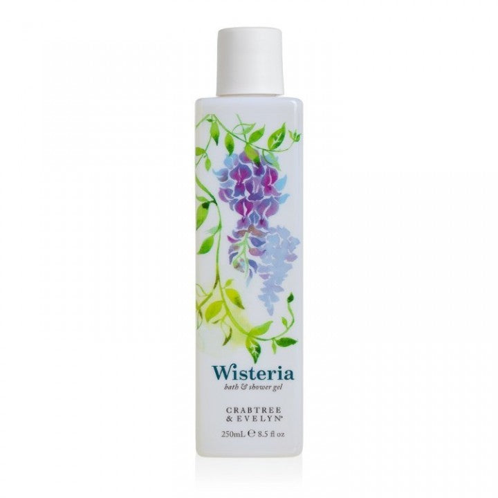 Crabtree & Evelyn, Wisteria, Rengöring, Duschgel, För alla hudtyper, 250 ml