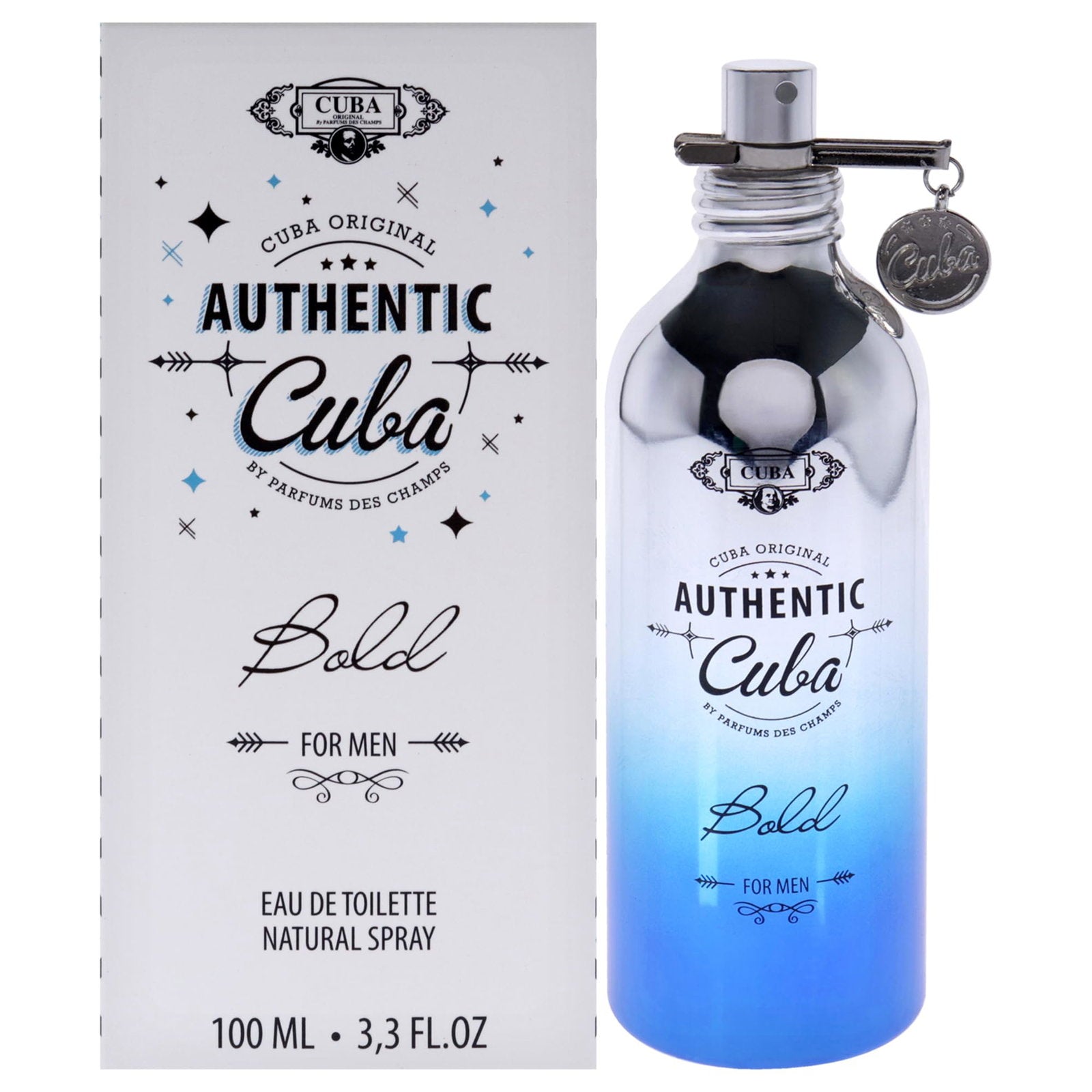 Cuba Authentic, Bold, Eau de Toilette, För män, 100 ml
