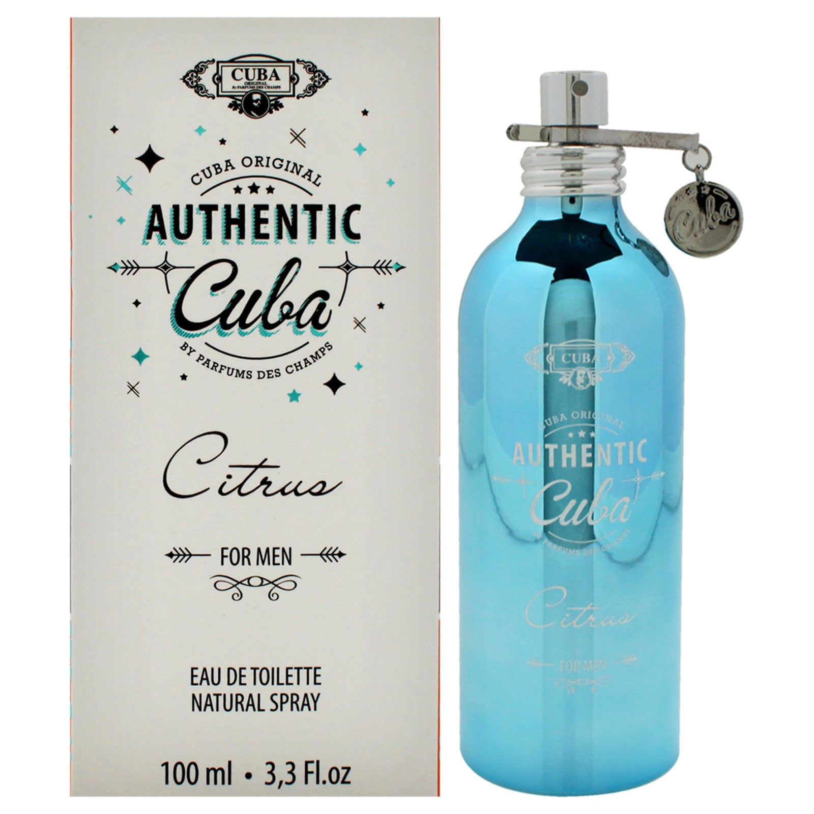 Cuba Authentic, Citrus, Eau de Toilette, För män, 100 ml