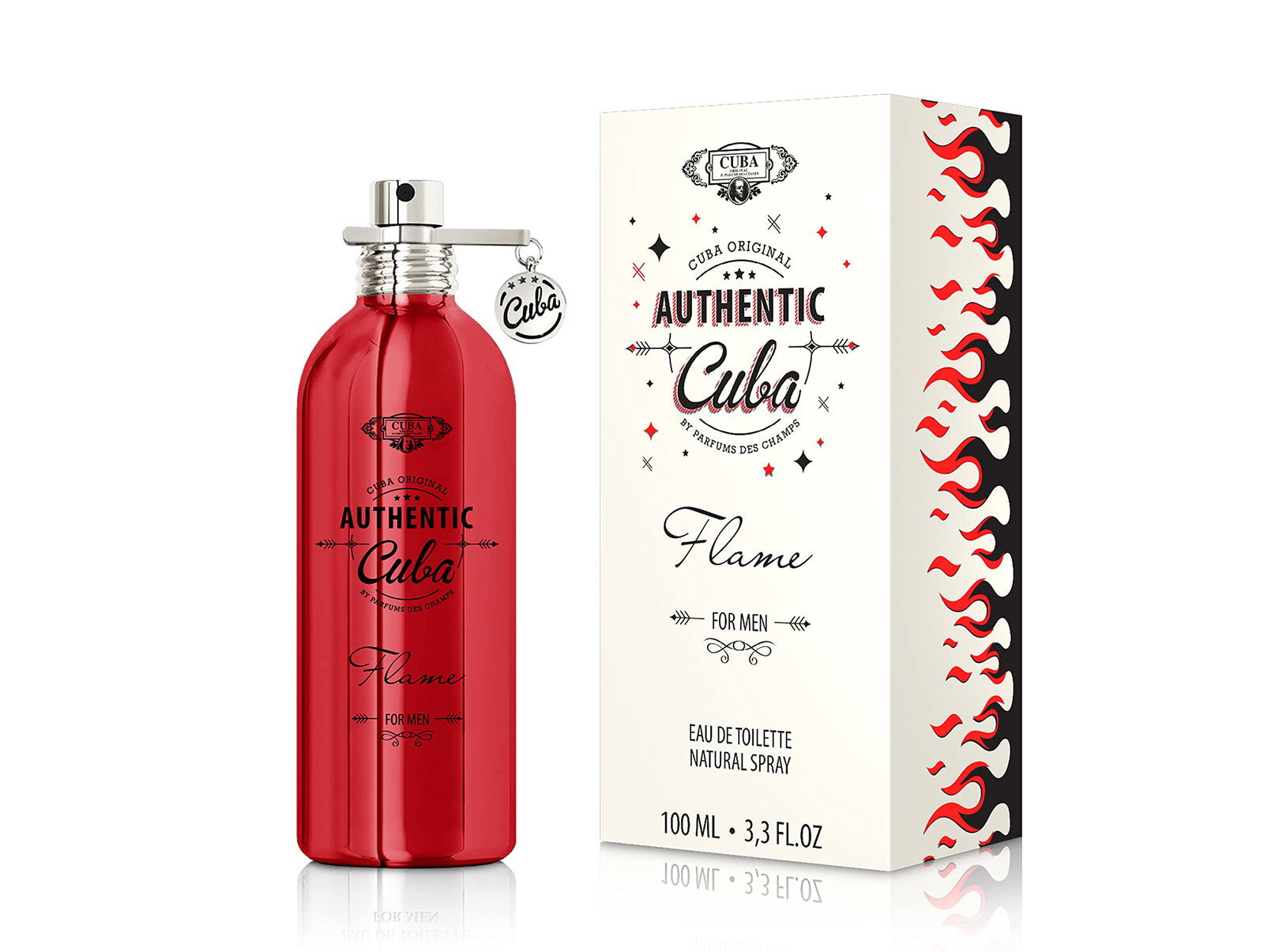 Cuba Authentic, Flame, Eau de Toilette, För män, 100 ml