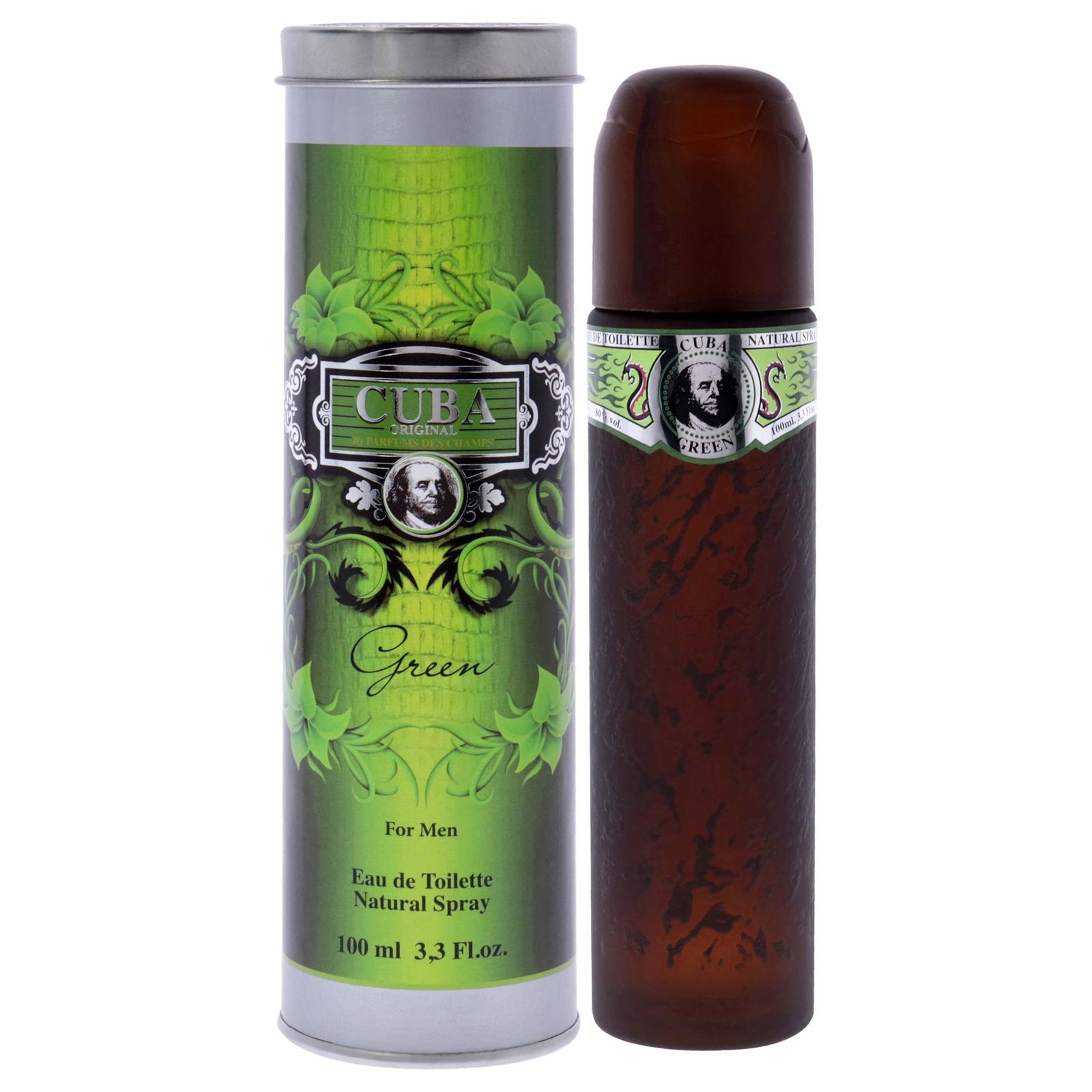 Cuba, Green, Eau de Toilette, För män, 100 ml