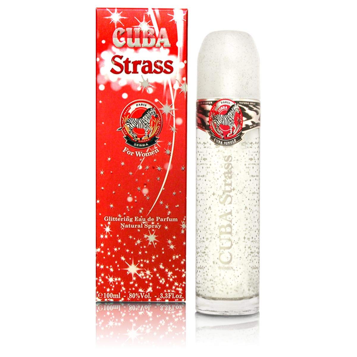 Cuba, Strass Zebra, Parfymvatten, För kvinnor, 100 ml
