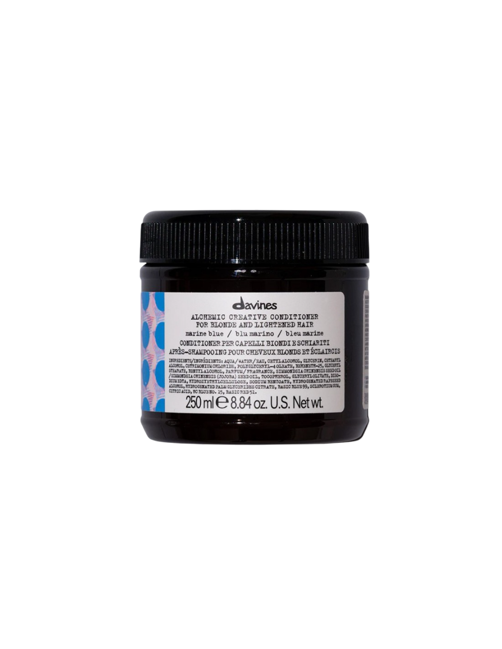 Davines, Alchemic, Hårfärgsbalsam,  Marine Blue, Förhöjer färgintensiteten, 250 ml
