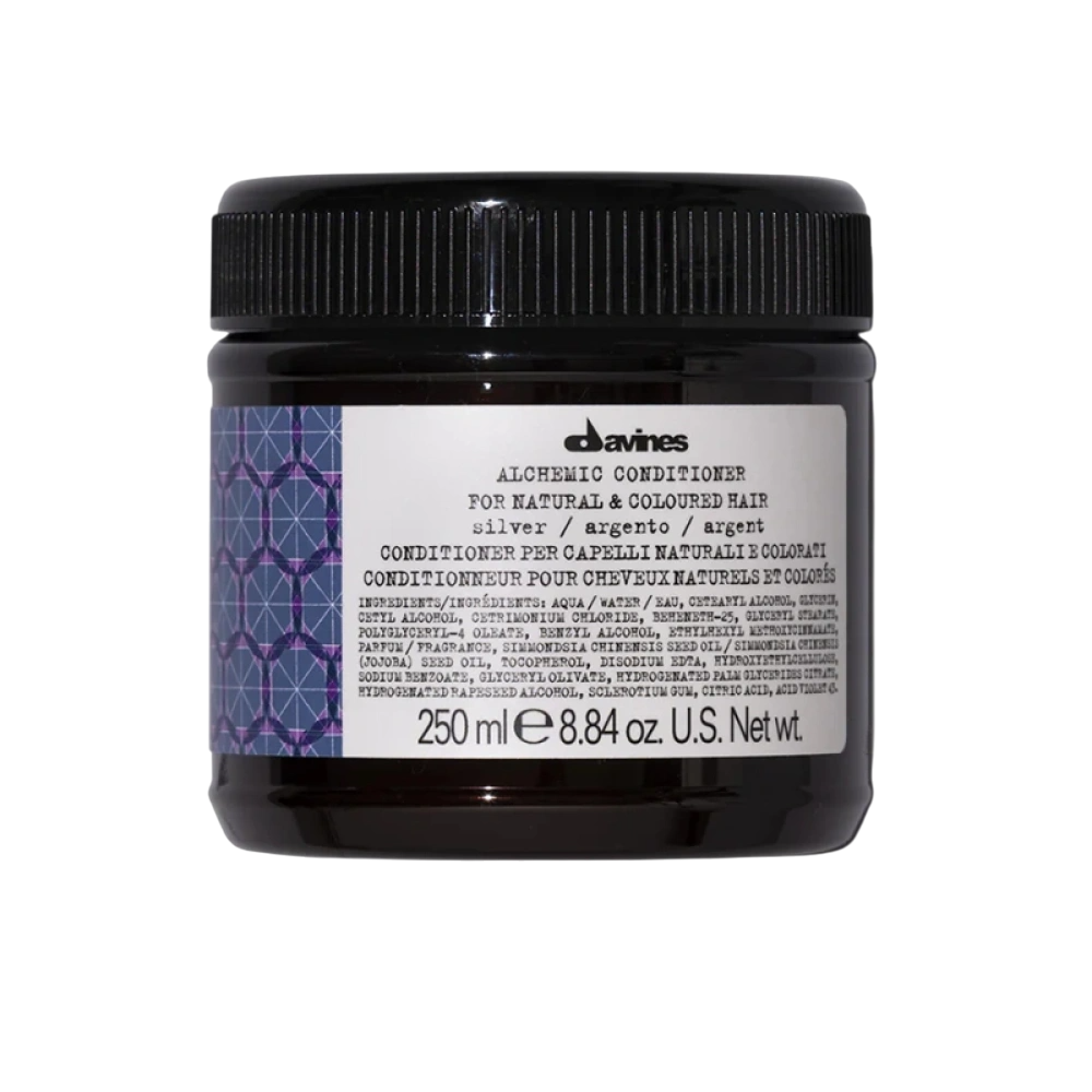 Davines, Alchemic, Hårfärgsbalsam,  Silver, Förhöjer färgintensiteten, 250 ml