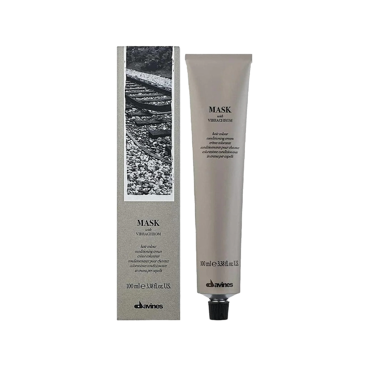 Davines, Mask With Vibrachrom, Permanent hårfärg, 6.34 , 100 ml