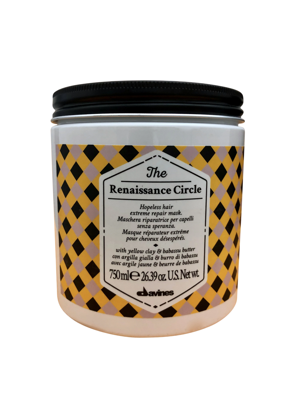Davines, The Renaissance Circle, Hårbehandlingskräm mask, Reparation, 750 ml