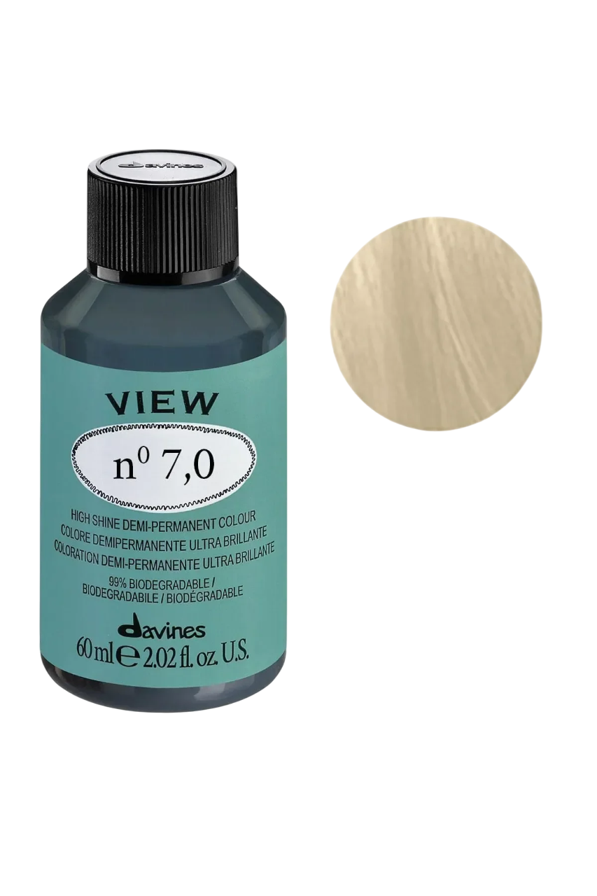 Davines, View, Semi-permanent hårfärg, 7.0 , 60 ml