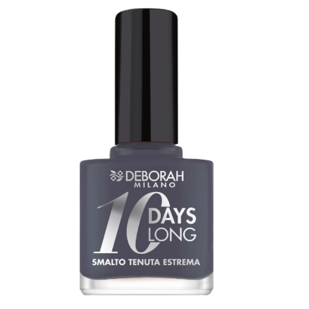 Deborah, 10 Days Long, Nagellack, EN888, Ljusgrå, 11 ml