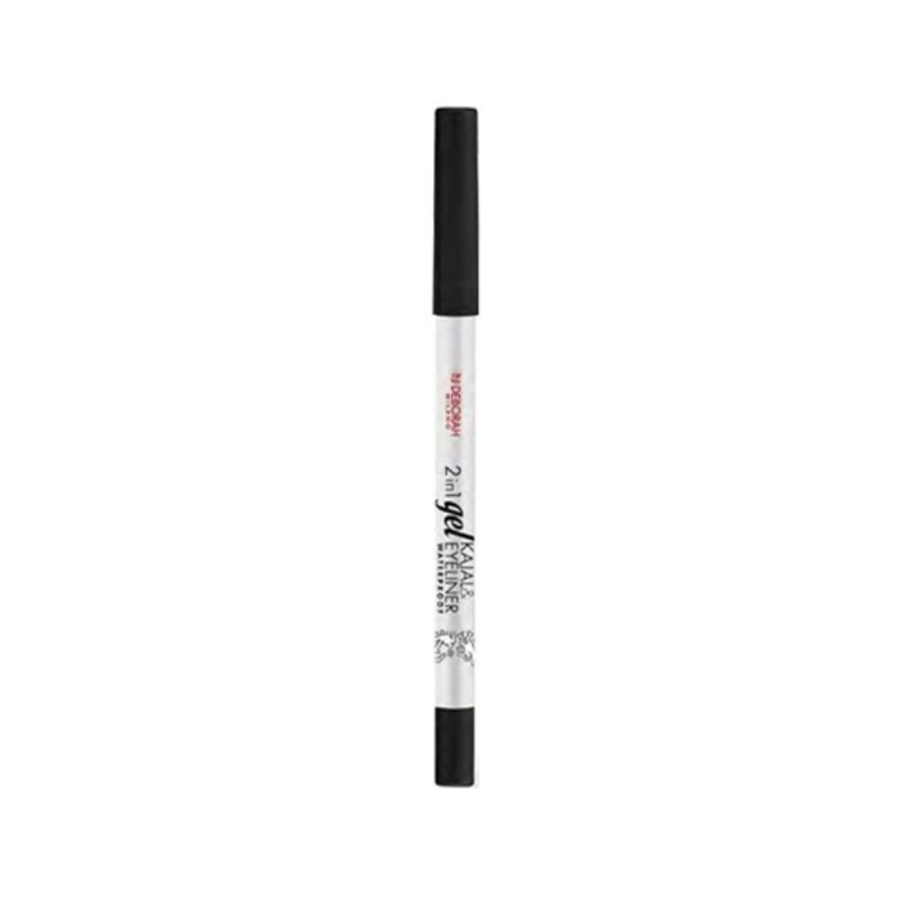 Deborah, Deborah, Vattentät, Ögonskugga & Kajal eyeliner 2-i-1, Svart
