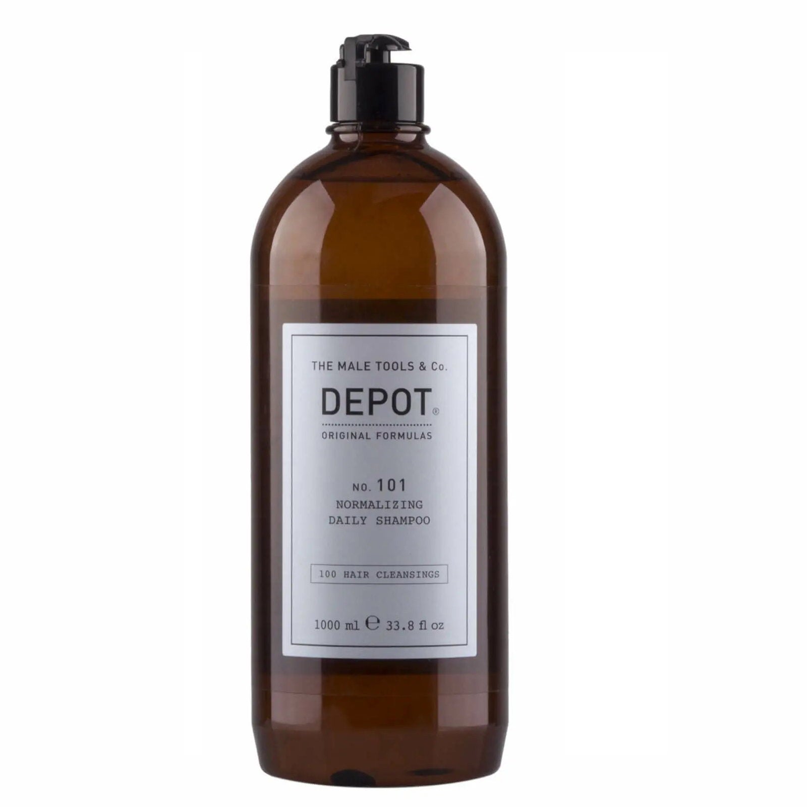 Depot, 100 Hair Cleansing No. 101, Botaniskt komplex, Hårschampo, Normalisering, 1000 ml