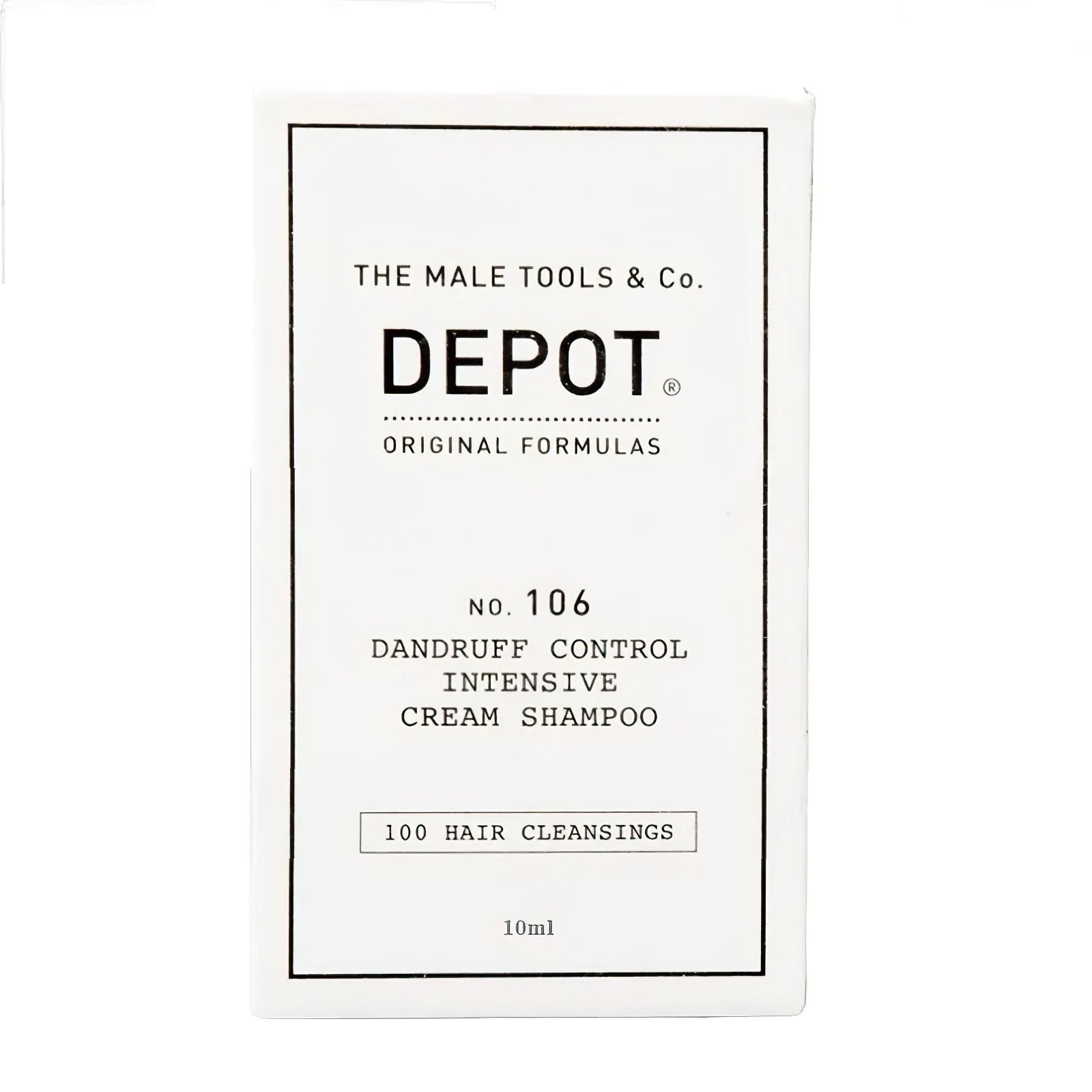 Depot, 100 Hair Cleansing No. 106, Provitamin B5, Hårschampo, Mot mjäll, 10 ml