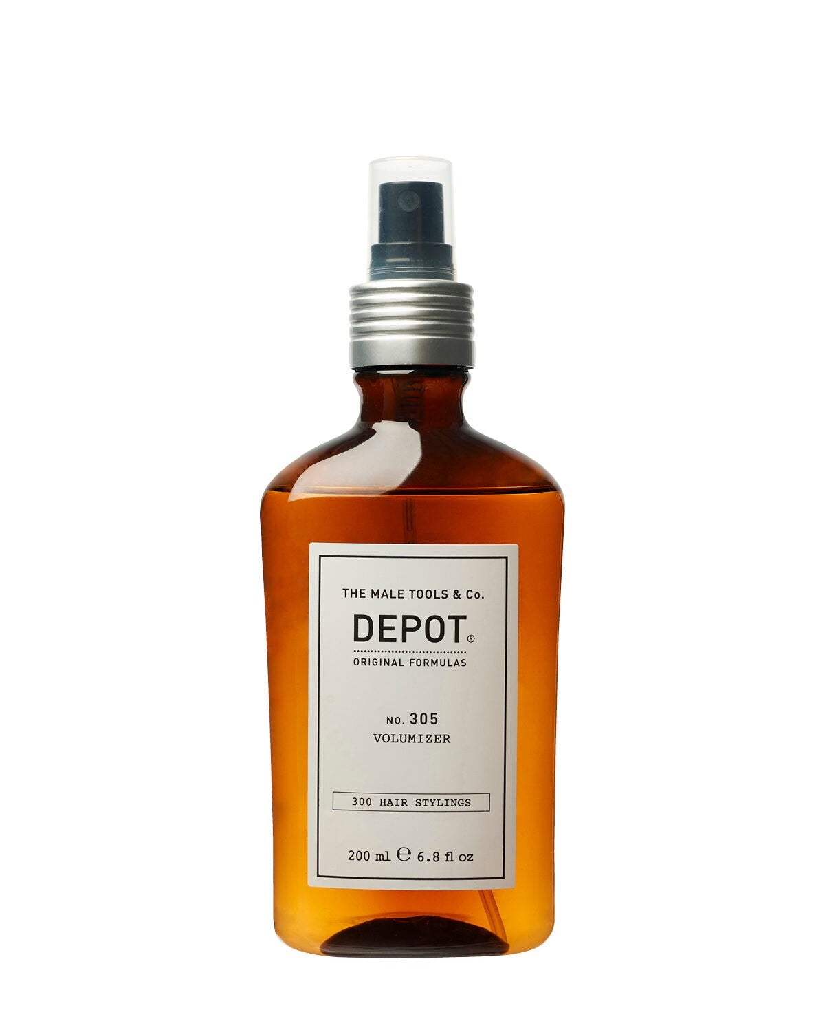 Depot, 300 Hair Stylings No. 305, Glycerin, Hårspray, För volym & textur, Mjukt grepp, 200 ml