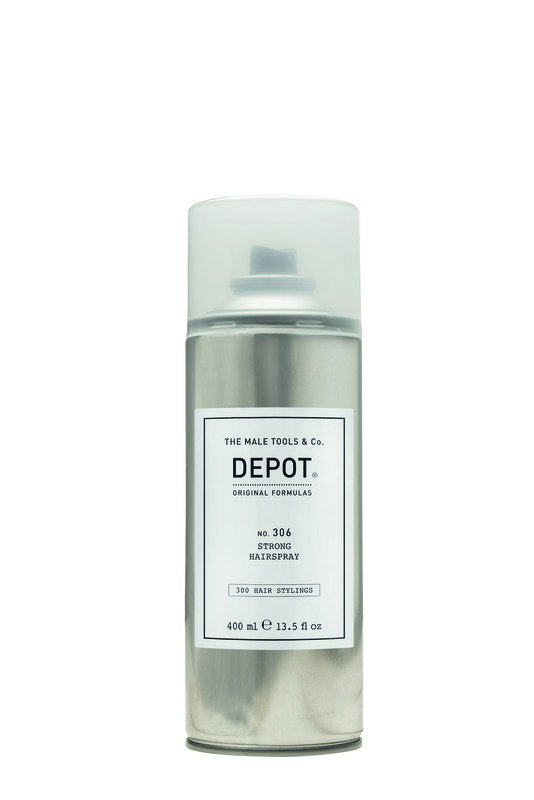Depot, 300 Hair Stylings No. 306, Provitamin B5, Hairspray, Definition and Control, Strong Hold, 400 ml