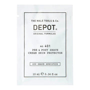 Depot, 400 Shave Specifics No. 401, Soothing, Pre & Post Shave Cream, 10 ml