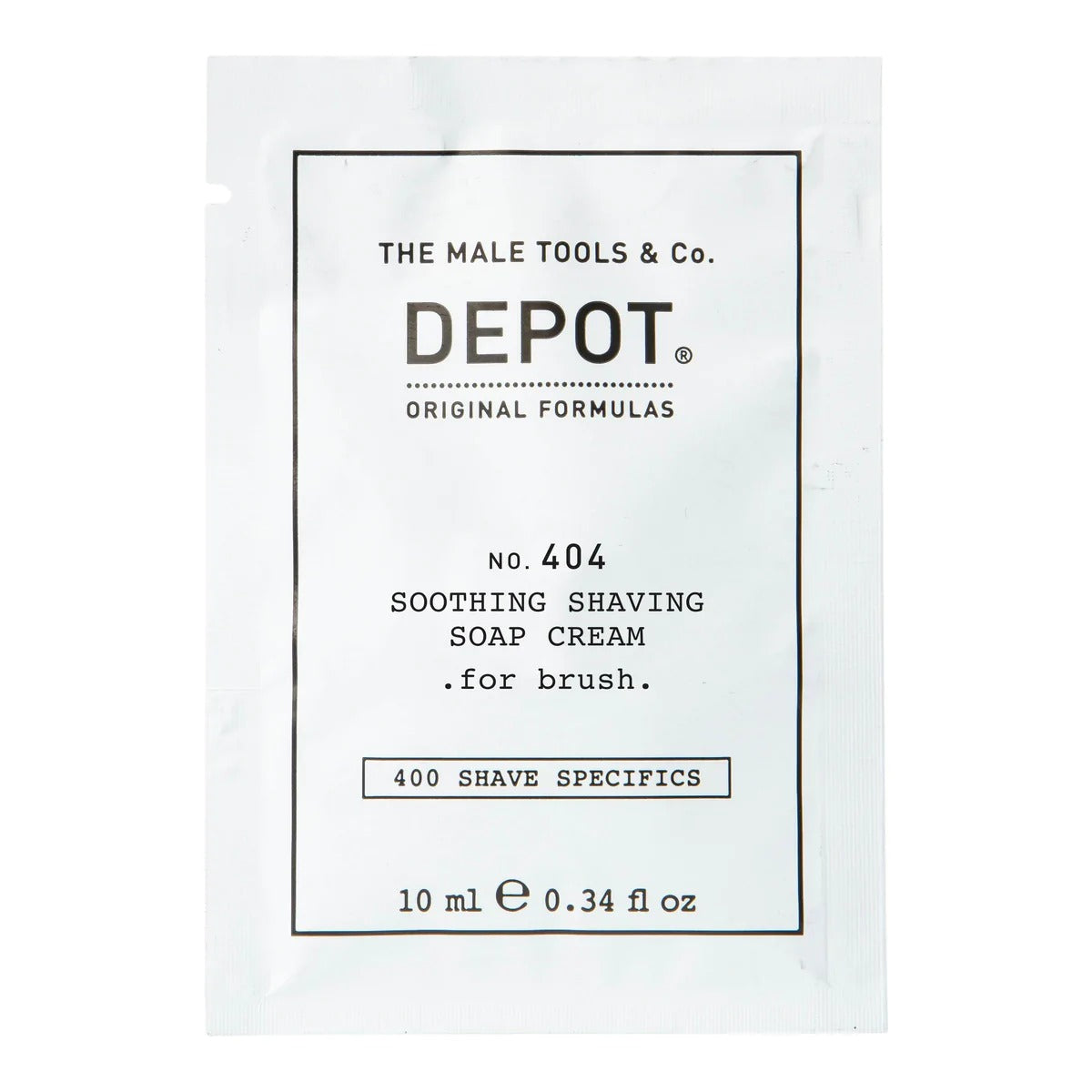 Depot, 400 Shave Specifics No. 404 , Allantoin, Lugnande, Raklödderkräm, 10 ml