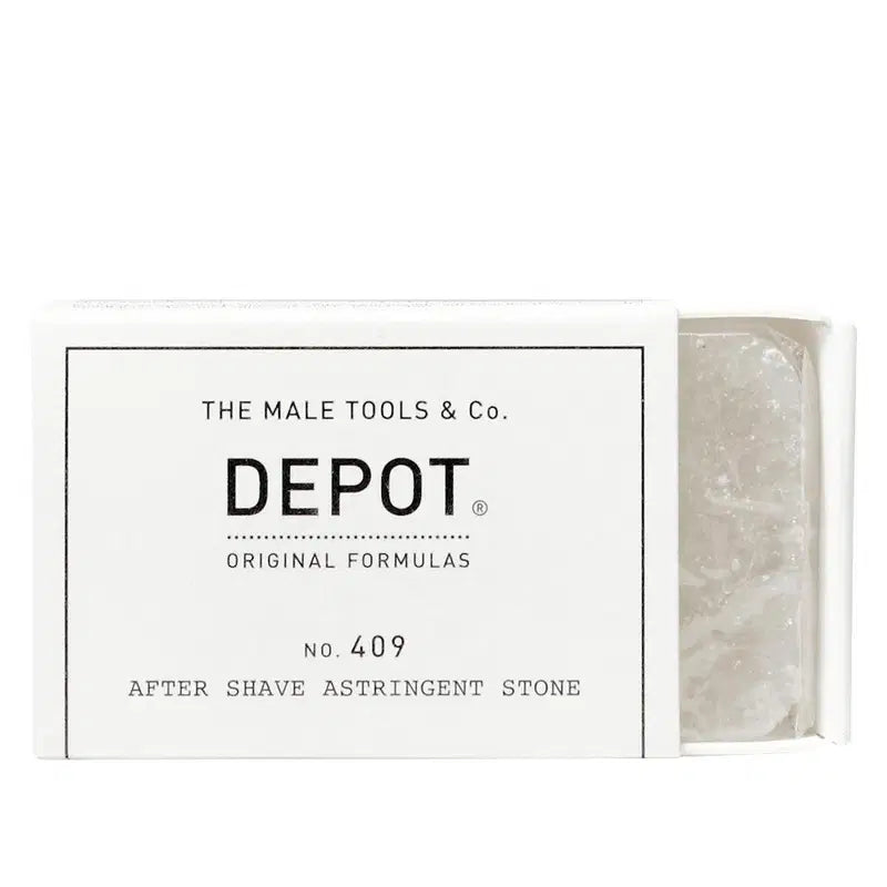 Depot, 400 Shave Specifics No. 409, Kaliumalun, Lugnande, Efterrakningssten, 90 g