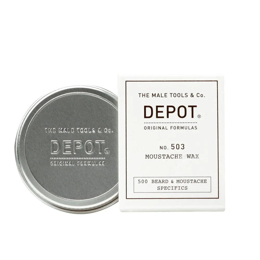 Depot, 500 Beard & Mustache Specifics No. 503, Jojobaolja, Mustaschvax, För styling, 30 ml