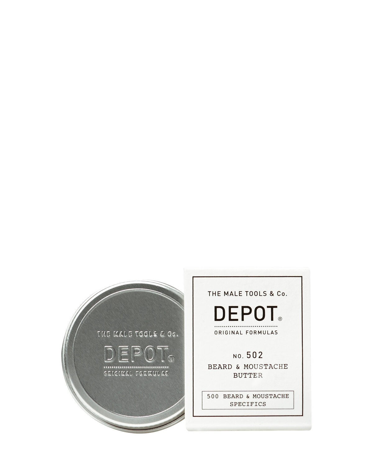 Depot, 500 Beard & Mustache Specifics No. 502, Arganolja, Skägg- och mustaschsmör, Närande och mjukgörande, 30 ml