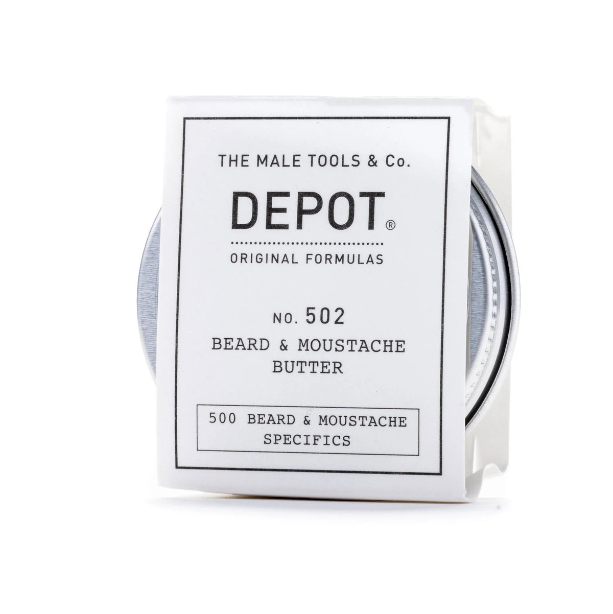 Depot, 500 Beard & Mustache Specifics No. 502, Arganolja, Skägg- och mustaschsmör, Närande och mjukgörande, 30 ml