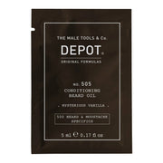 Depot, 500 Beard & Mustache Specifics No. 505, Skäggolja, Mystisk vanilj, Vitamin E, För glans och mjukhet, 5 ml