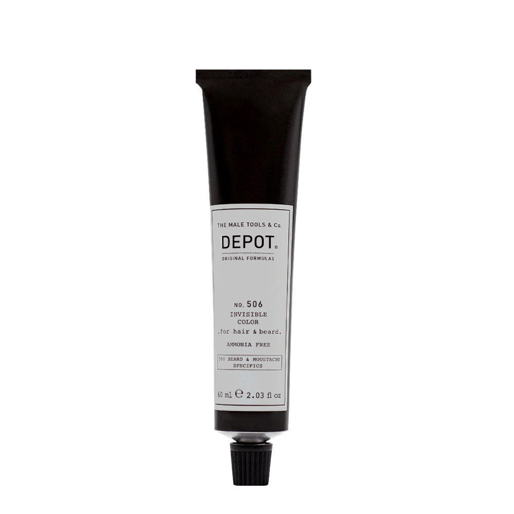 Depot, 500 Beard & Mustache Specifics No. 506 Invisible Clour, Semi-permanent hårfärg,  Steel, 60 ml