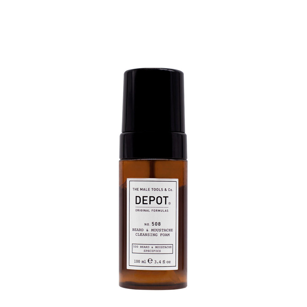 Depot, 500 Beard & Mustache Specifics No. 508, Skäggskum, För rengöring, 100 ml