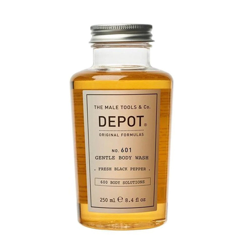 Depot, 600 Body Solutions No. 601, Botaniskt komplex, Rengöring, Färsk svartpeppar, Duschkräm, 250 ml