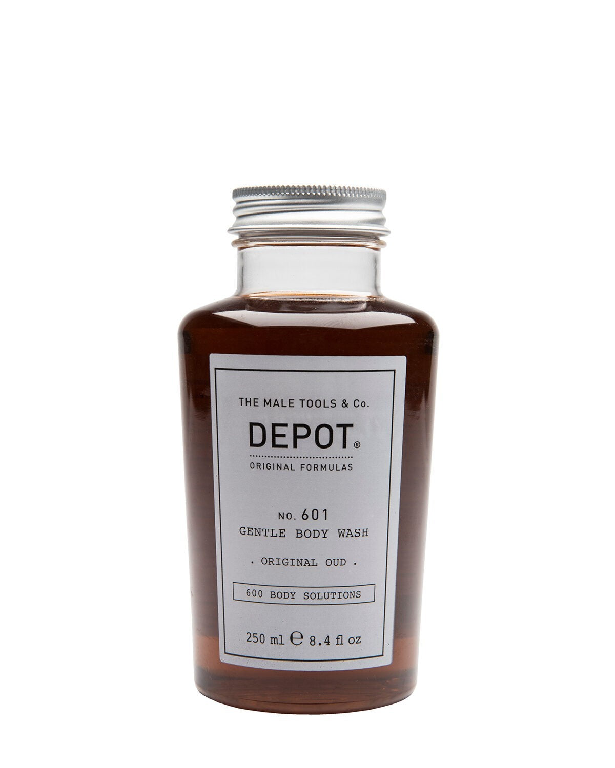 Depot, 600 Body Solutions No. 601, Botaniskt komplex, Rengöring, Original oud, Duschkräm, 250 ml