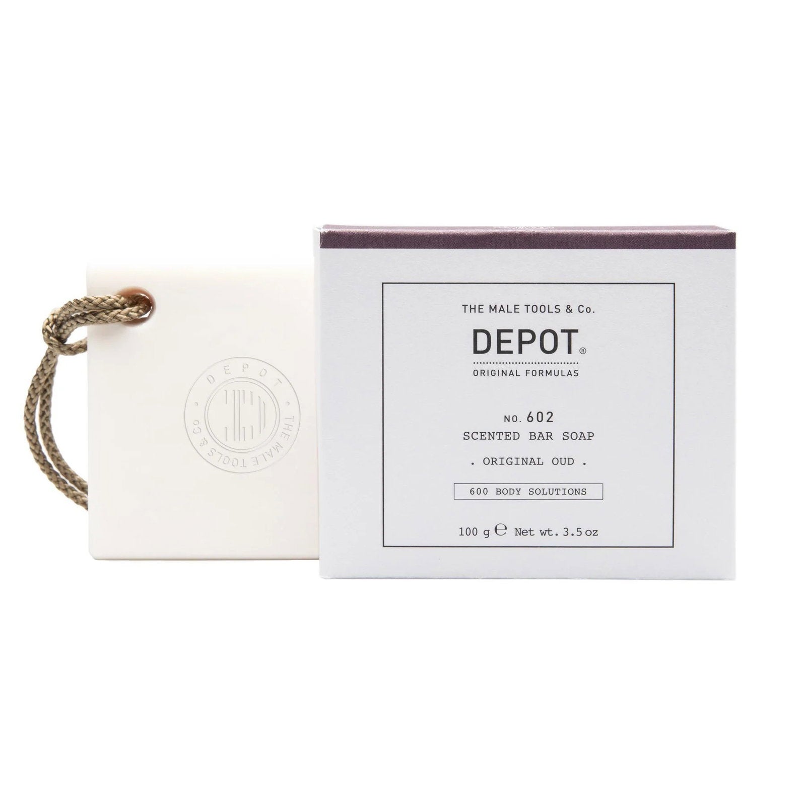 Depot, 600 Body Solutions No. 602, Botaniskt komplex, Rengöring, Original oud, Doftande tvål, 100 g
