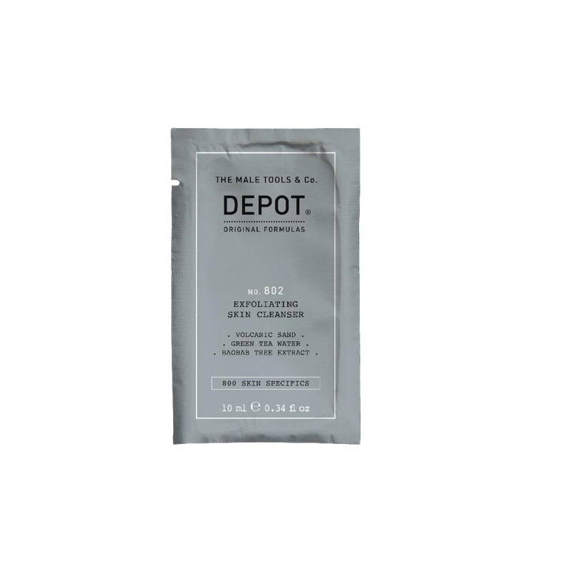 Depot, 800 Skin Specifics No. 802, Volcanic sand, Exfoliating cleanser, 10 ml