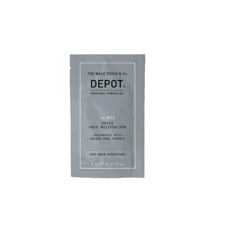Depot, 800 Skin Specifics nr 803, Hyaluronsyra, Återfuktande, Dag, Kräm, För ansikte och hals, 5 ml